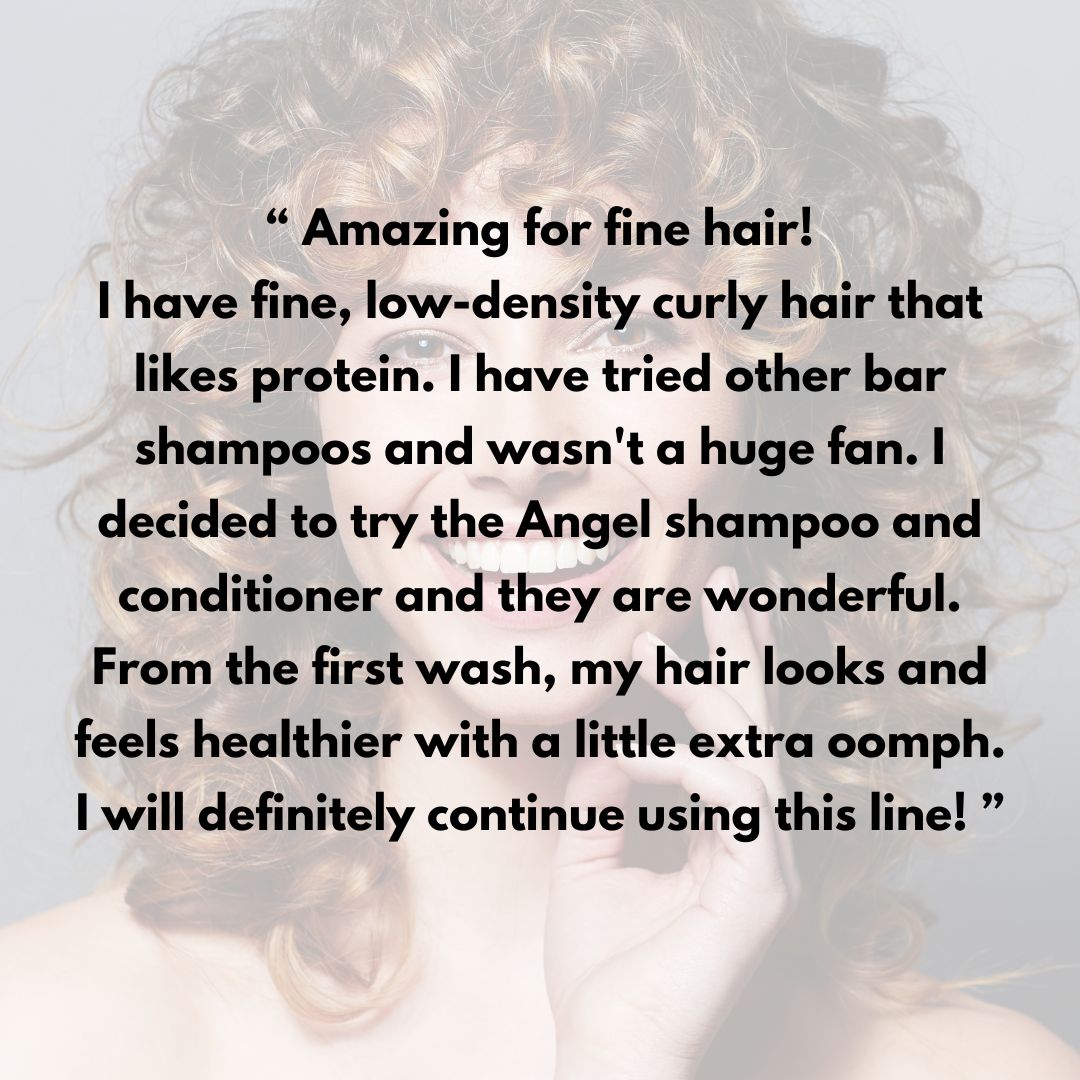 Angel Aura Shampoo & Conditioner Set | Fine Curls | Volumizing