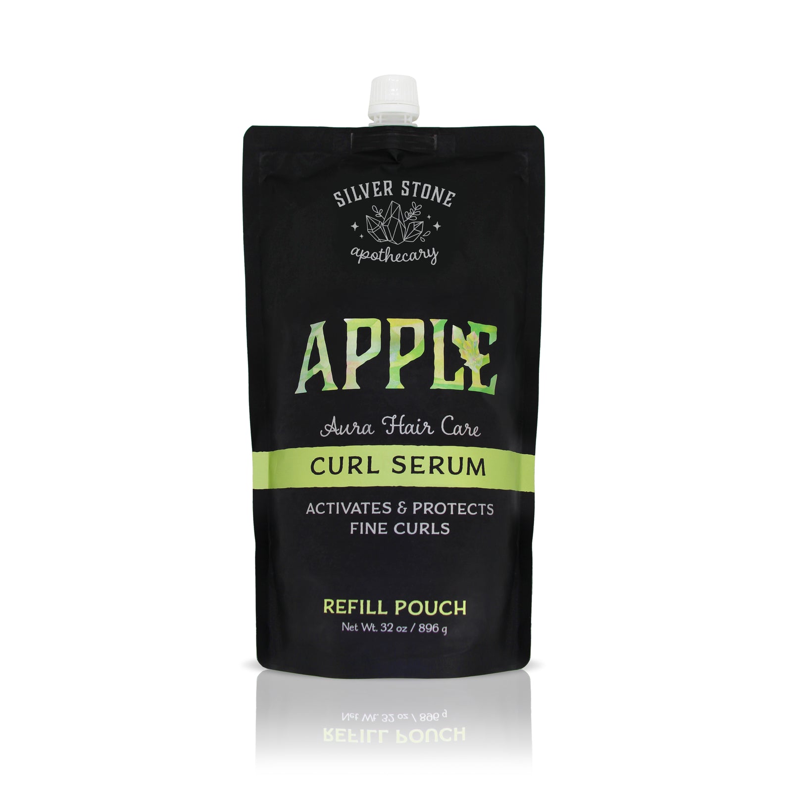 Apple Aura Curl Serum Refill Pouch | Fine Curls & Waves | Lightweight Hydration, Curl Activation
