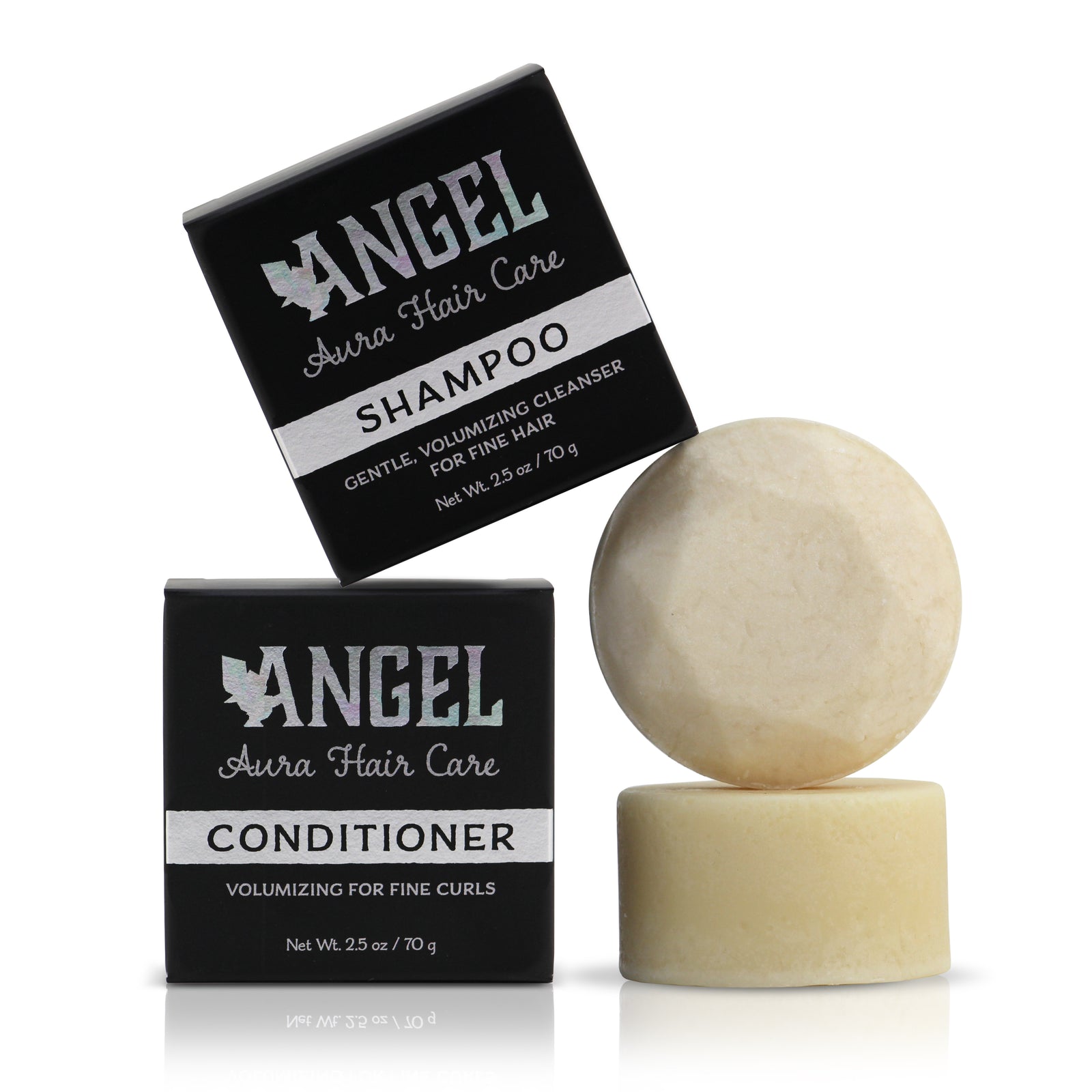 Angel Aura Shampoo & Conditioner Set | Fine Curls | Volumizing