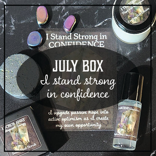July Box Reveal: I Stand Stong in Confidence