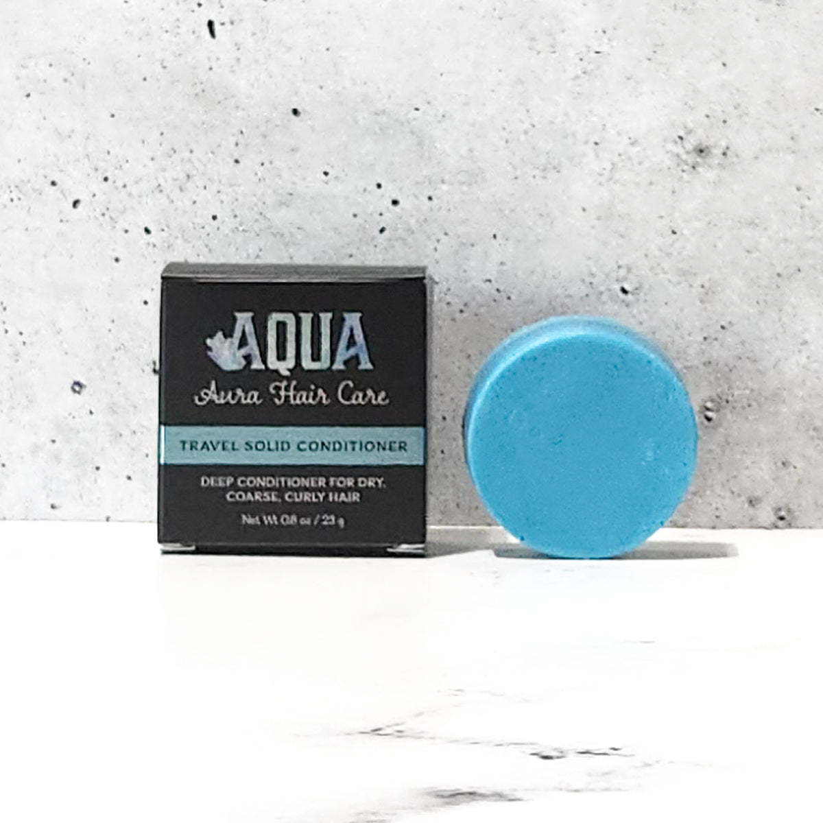Travel Size Aqua Aura Conditioner | Dry, Coarse Curls &amp; Waves | Moisturizing, Frizz-Control, Curl Enhancing