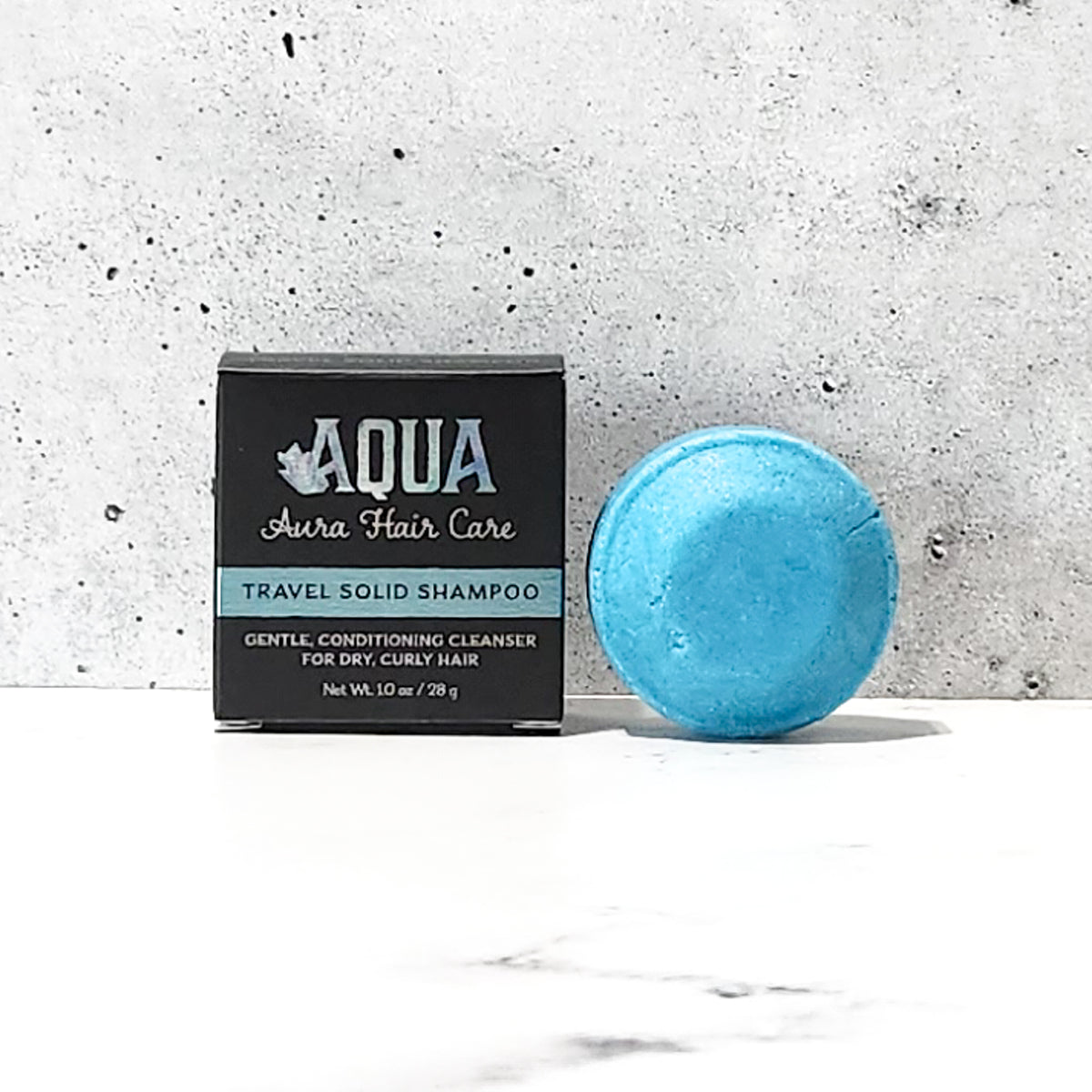 Travel Size Aqua Aura Shampoo | Dry, Coarse Curls &amp; Waves | Gentle, Conditioning Cleanser