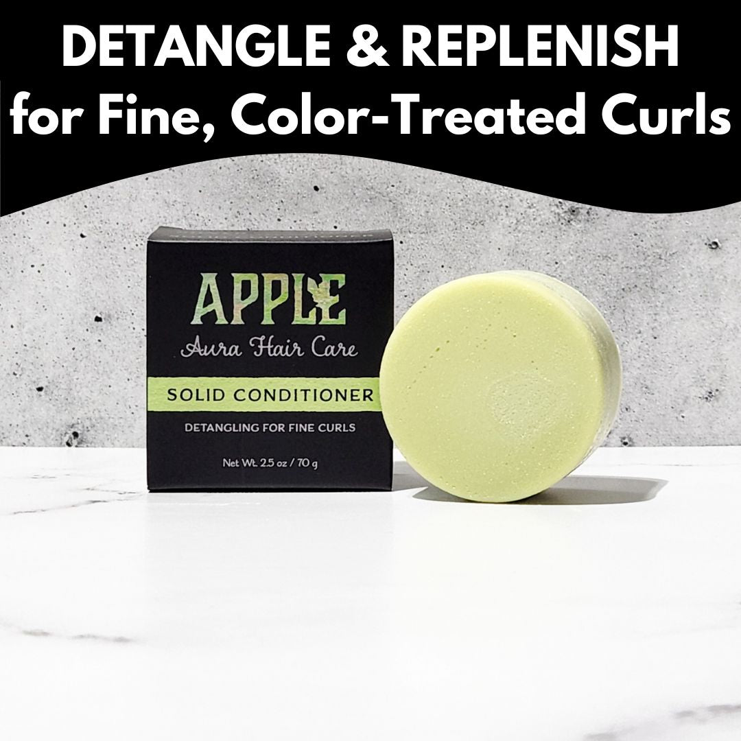 Travel Size Apple Aura Shampoo &amp; Conditioner Set |Fine Hair, Oily Scalps | Oil-Balancing, Detangling, &amp; Replenishing