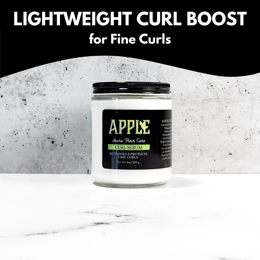Apple Aura Curl Serum | Fine Curls &amp; Waves | Lightweight, Curl Activating