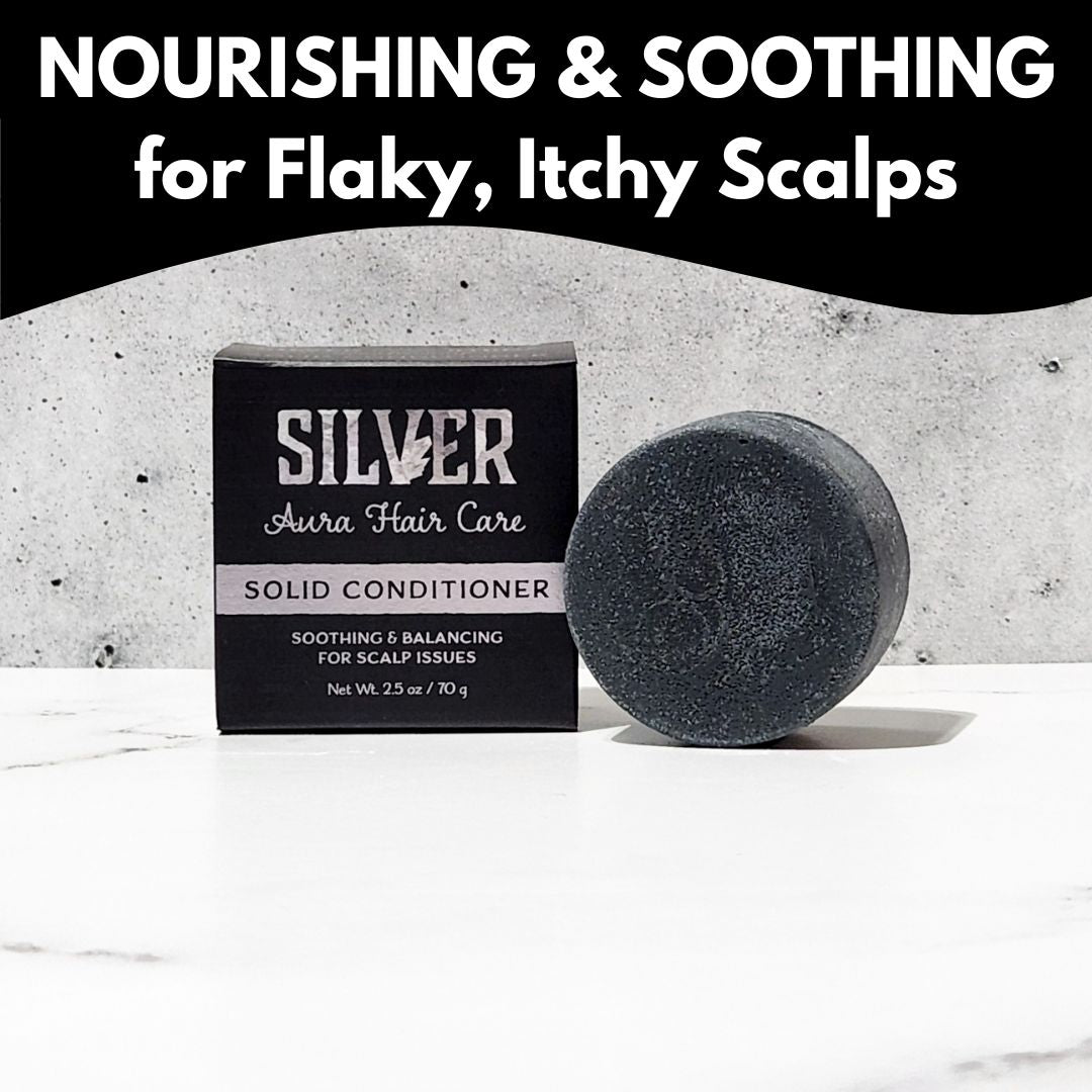 Travel Size Silver Aura Conditioner | All Curl Types, Sensitive Scalps | Hydrating, Soothing, &amp; Balancing