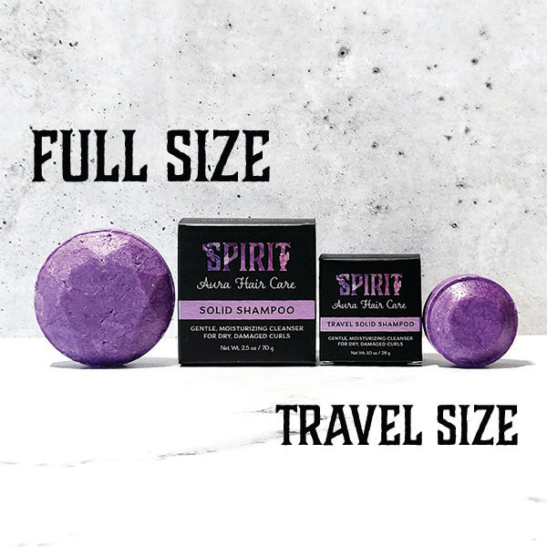Travel Size Spirit Aura Shampoo | Dry, Color-Treated Curls | Gentle, Moisturizing Cleanser