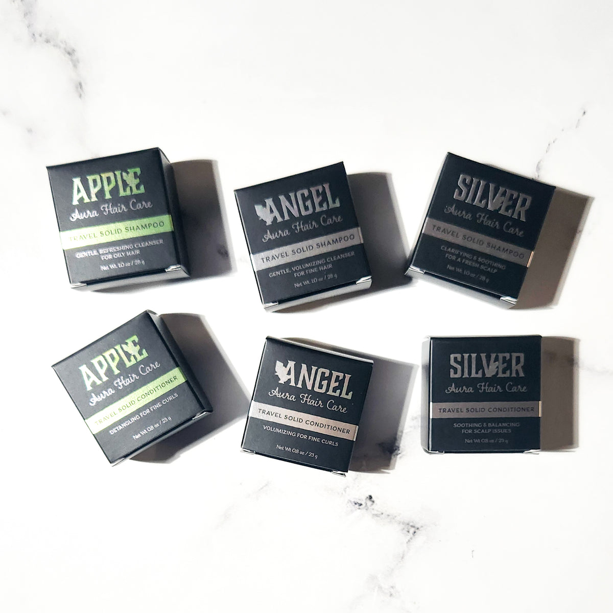 Travel Size Collection | Fine Curls &amp; Waves, Oily-Prone Scalps | Lightweight Hydration, Detangling, Replenishing