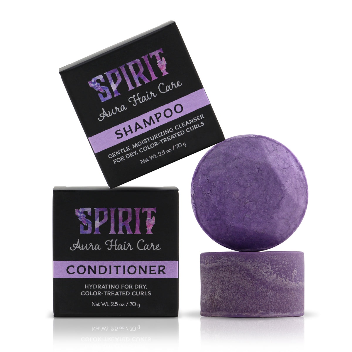 Spirit Aura Shampoo &amp; Conditioner Set | Dry, Color-Treated Curls | Gentle, Hydrating, Replenishing, Protective