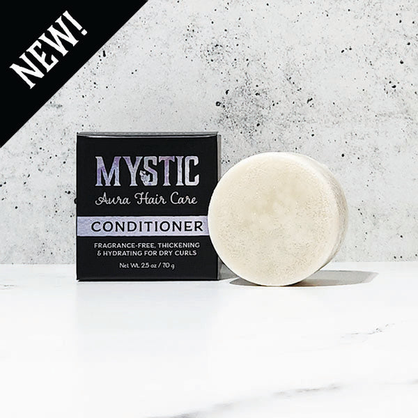 Mystic Aura Conditioner | Dry, Fine Curls & Waves | Fragrance-Free Hydrating, Thickening, Curl Enhancing
