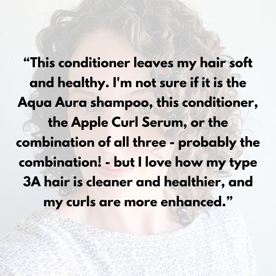 Mystic Aura Shampoo &amp; Conditioner Set | Dry, Fine Curls &amp; Waves | Fragrance-Free, Hydrating, Thickening, Curl Enhancing
