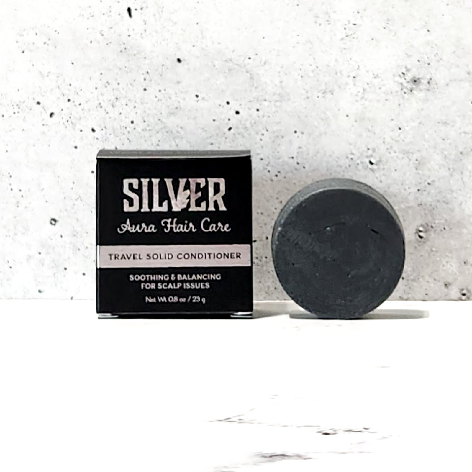 Travel Size Silver Aura Conditioner | All Curl Types, Sensitive Scalps | Hydrating, Soothing, & Balancing