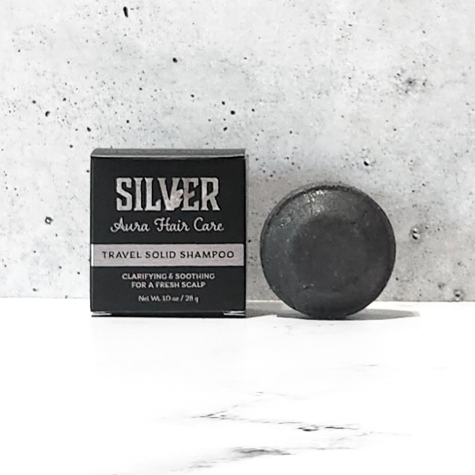 Travel Size Silver Aura Shampoo | Flaky, Itchy Scalps, All Curl Types | Gently Clarifying, Soothing, Scalp Balancing