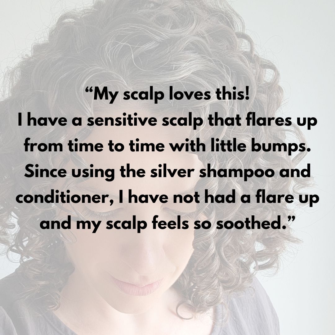 Silver Aura Conditioner | All Curl Types, Sensitive Scalps | Hydrating, Soothing, &amp; Balancing