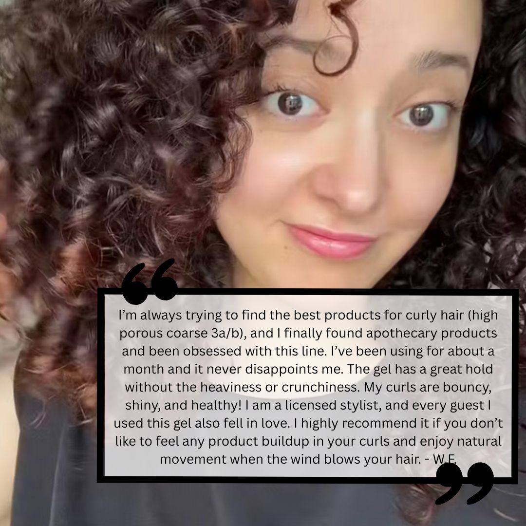 Mystic Aura Gel + Aqua Aura Curl Cream | Dry, Coarse Curls &amp; Waves | Deep Moisture, Frizz-Control, Definition