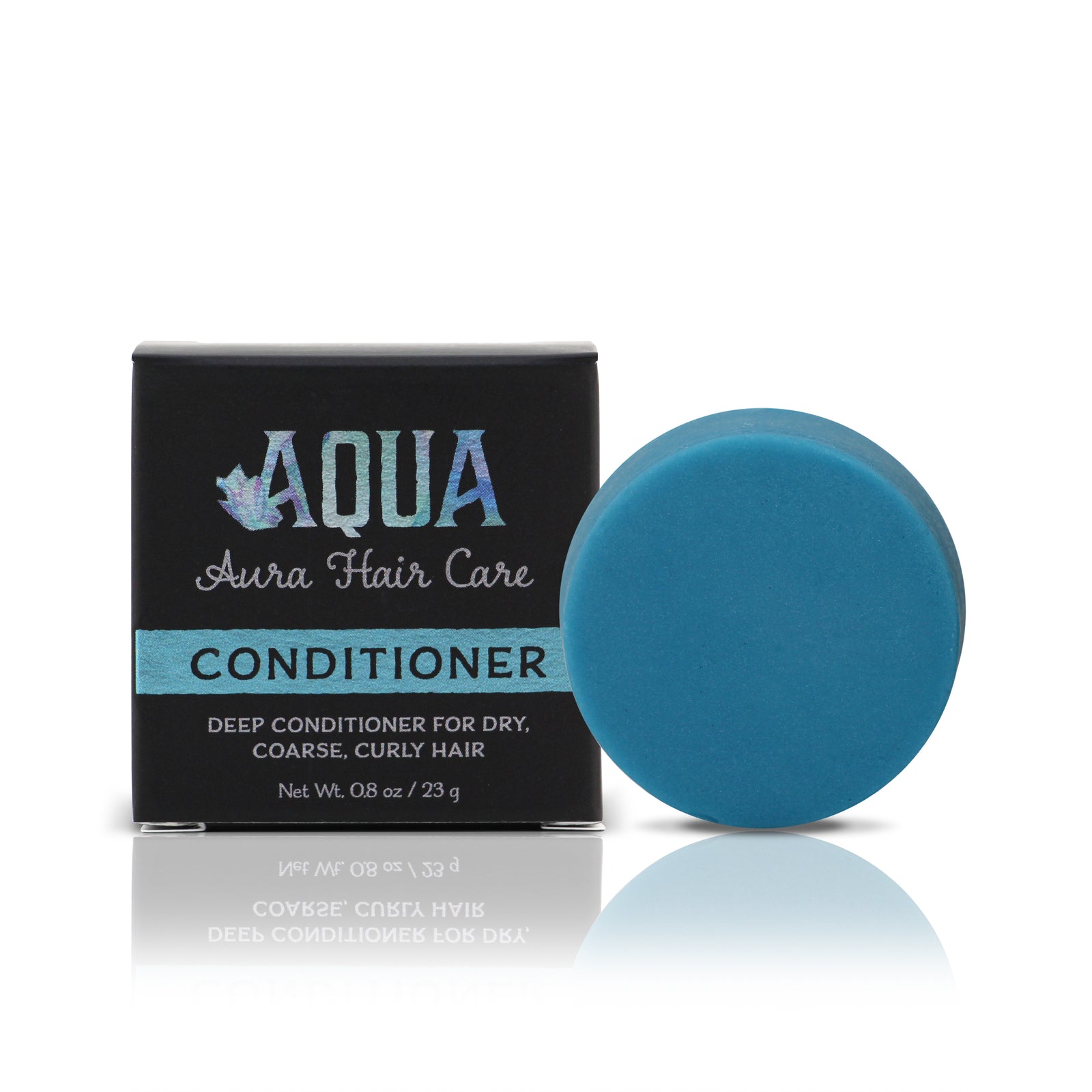 Travel Size Aqua Aura Conditioner | Dry, Coarse Curls & Waves | Moisturizing, Frizz-Control, Curl Enhancing