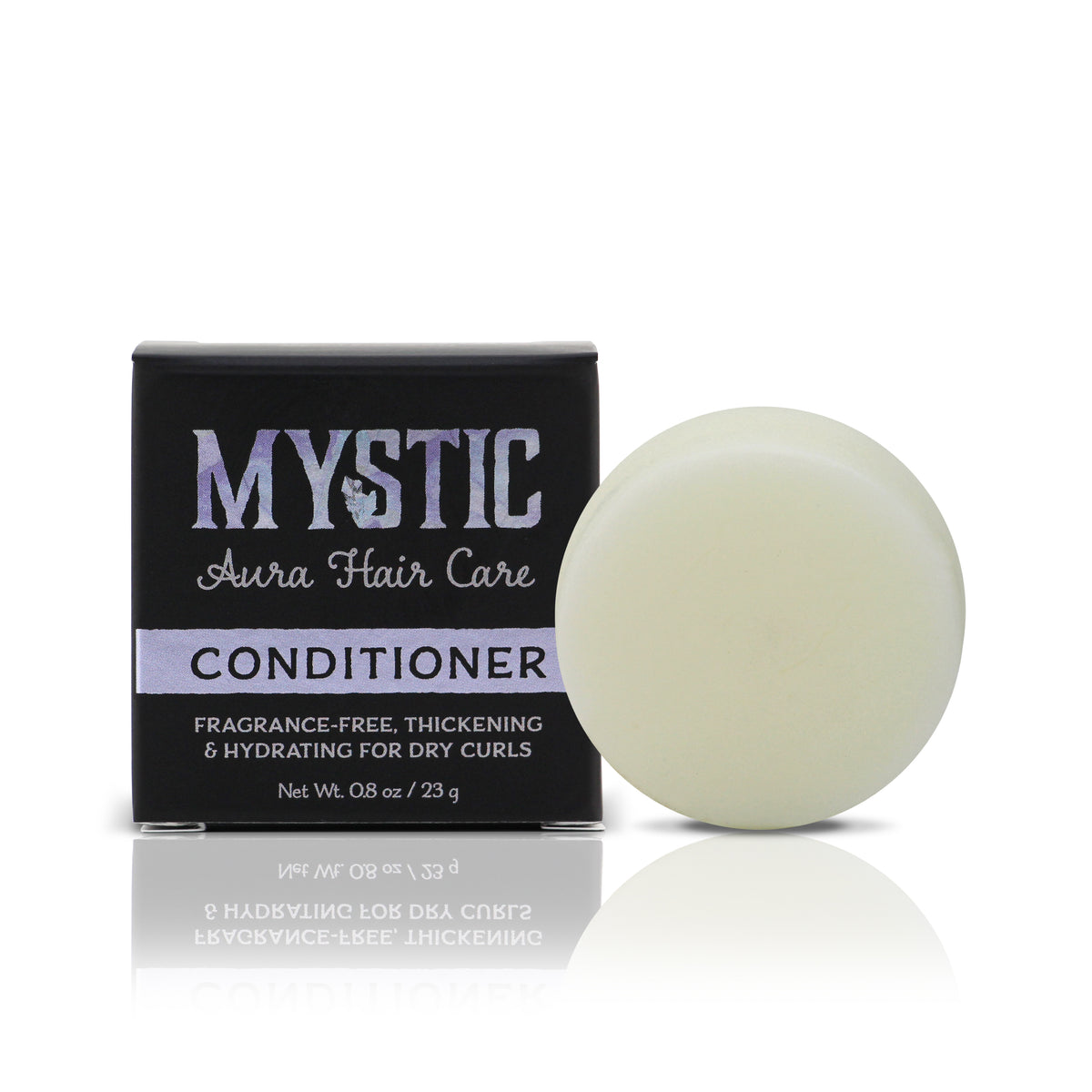 Travel Size Mystic Aura Conditioner | Dry, Fine Curls &amp; Waves | Fragrance-Free Hydrating, Thickening, Curl Enhancing