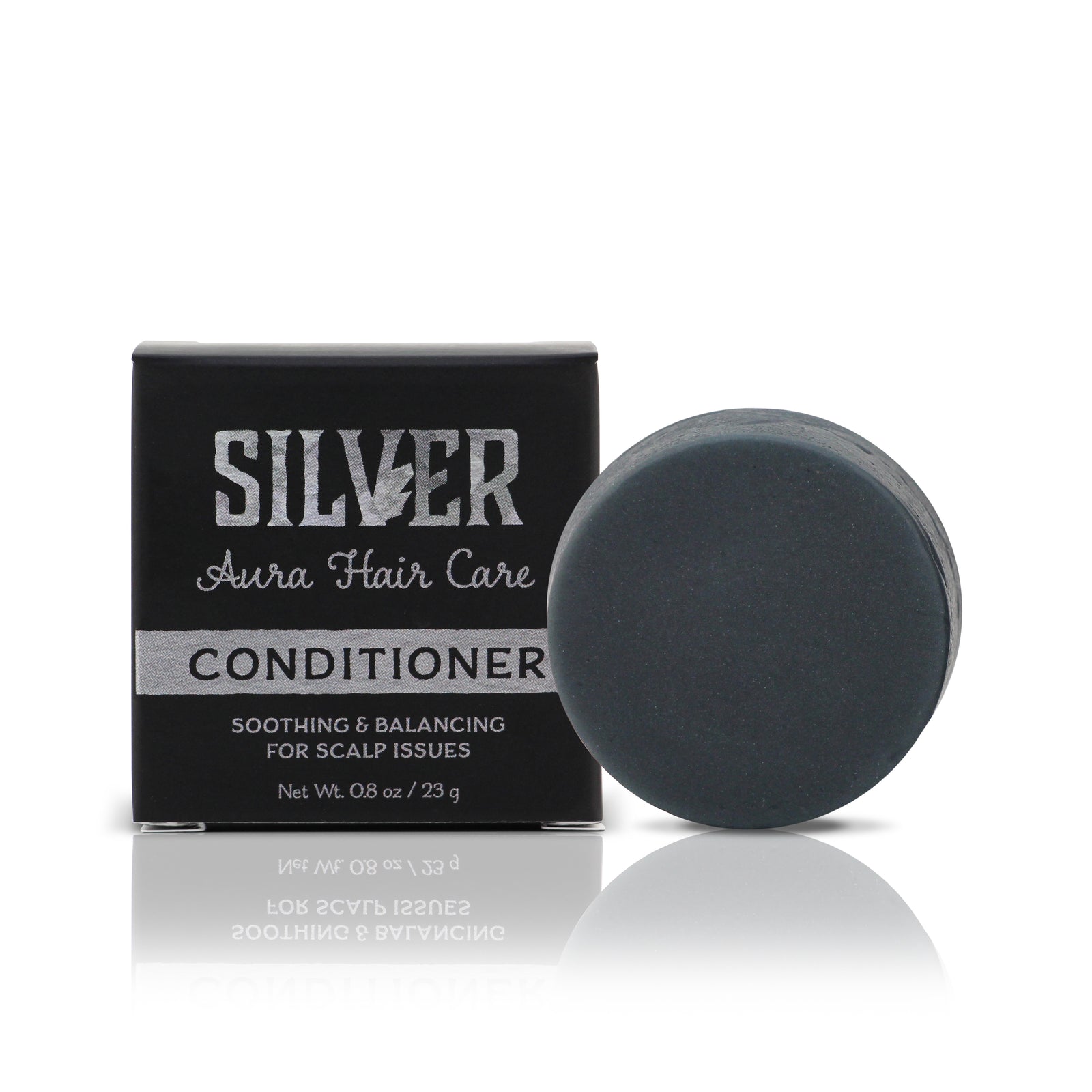Travel Size Silver Aura Shampoo & Conditioner Set | Flaky, Itchy Scalps, All Curl Types | Gently Clarifying, Soothing, Scalp Balancing