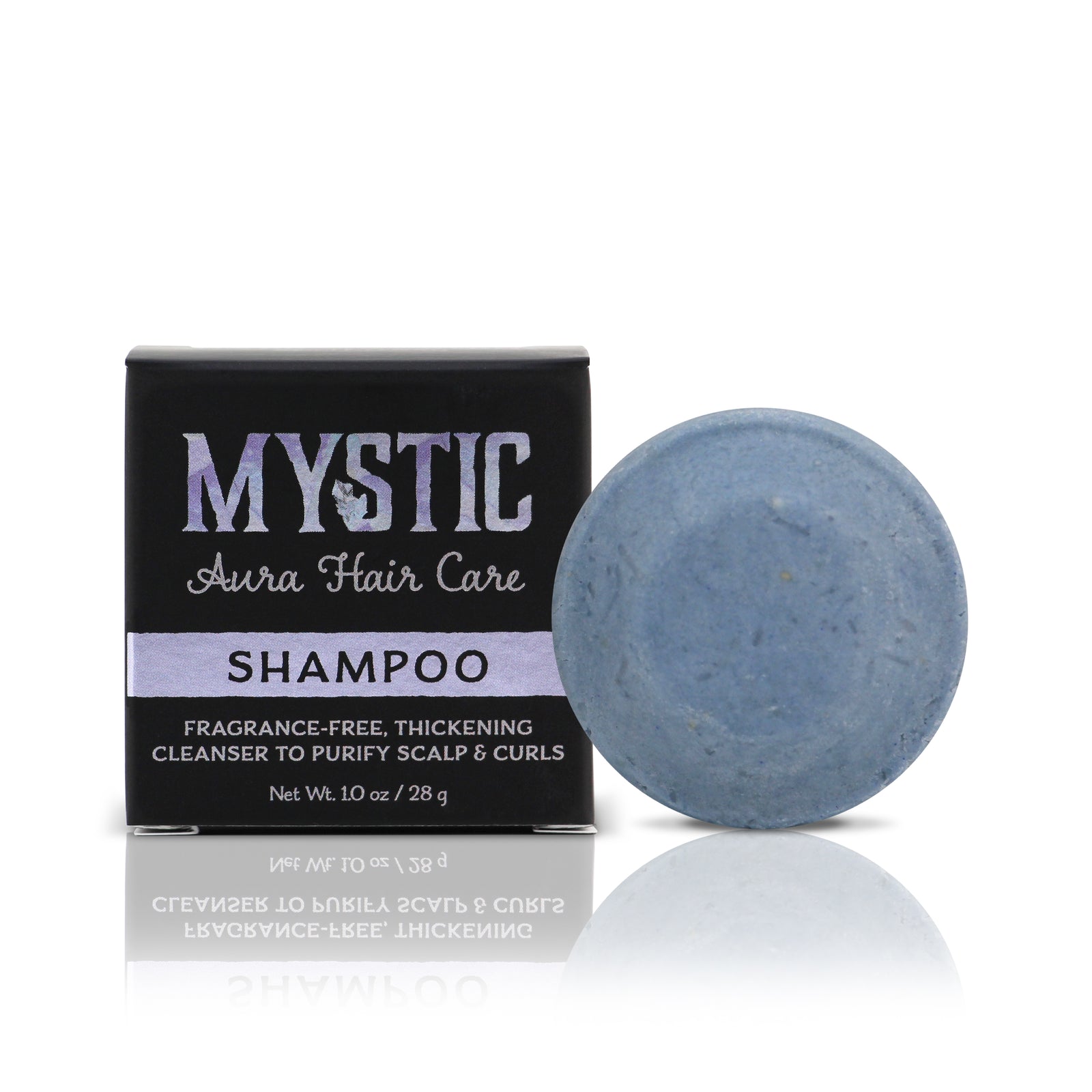 Travel Size Mystic Aura Shampoo | Build-up Prone Curls & Scalp | Fragrance-Free, Scalp Purifying, Thickening