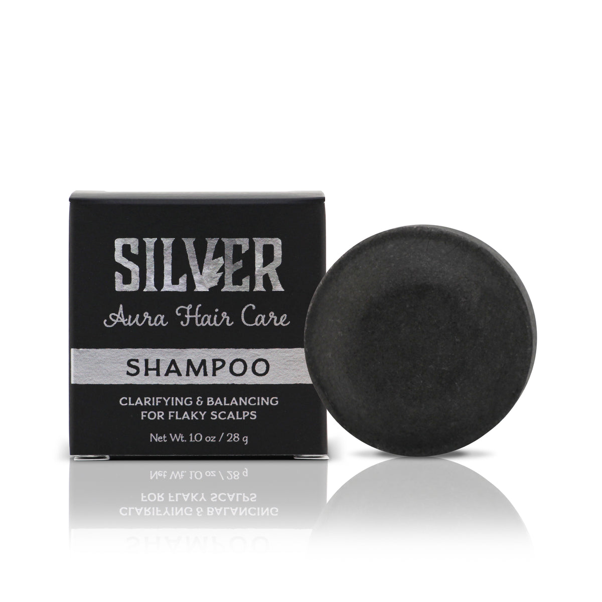Travel Size Silver Aura Shampoo | Flaky, Itchy Scalps, All Curl Types | Gently Clarifying, Soothing, Scalp Balancing