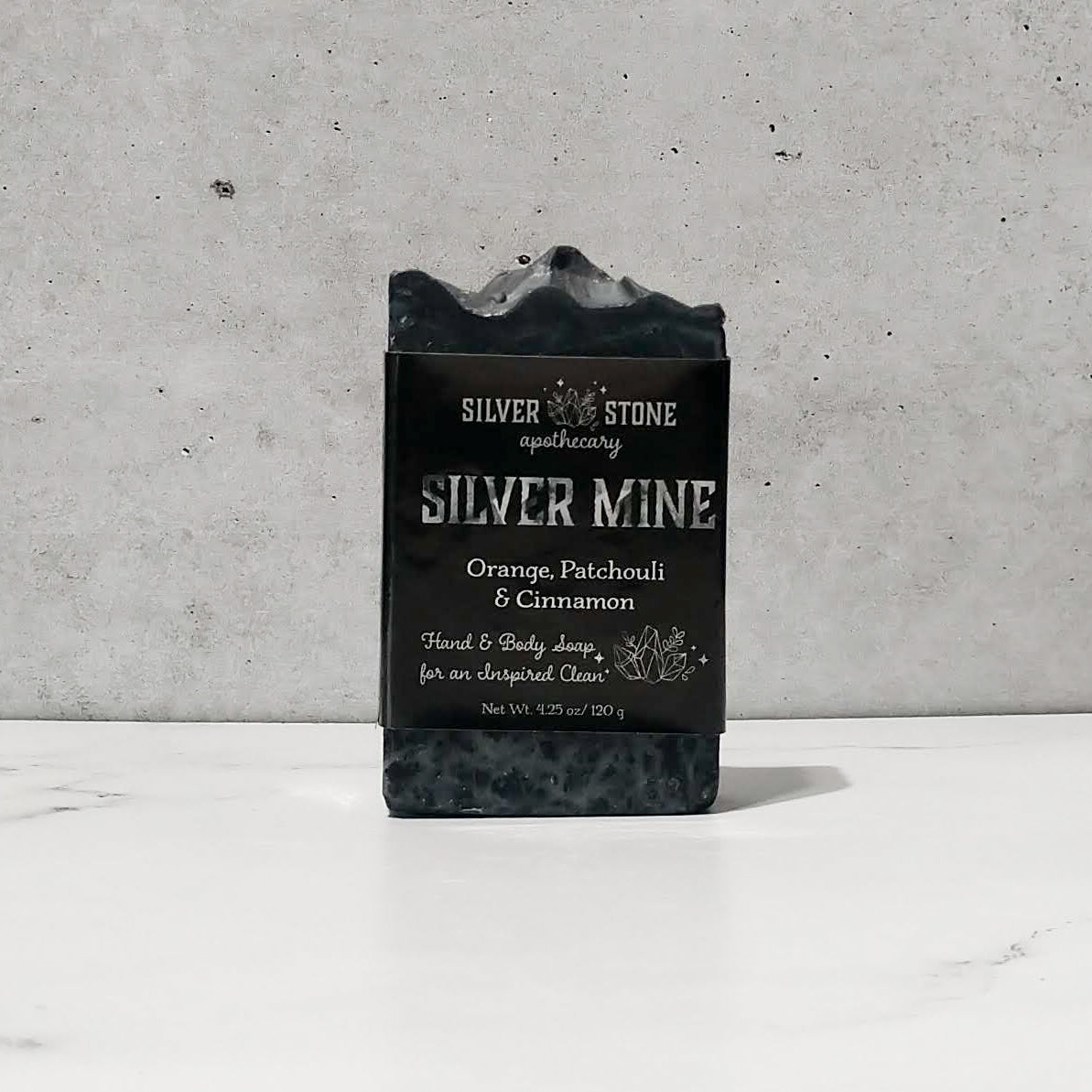 Silver Mine Gemstone Hand and Body Soap