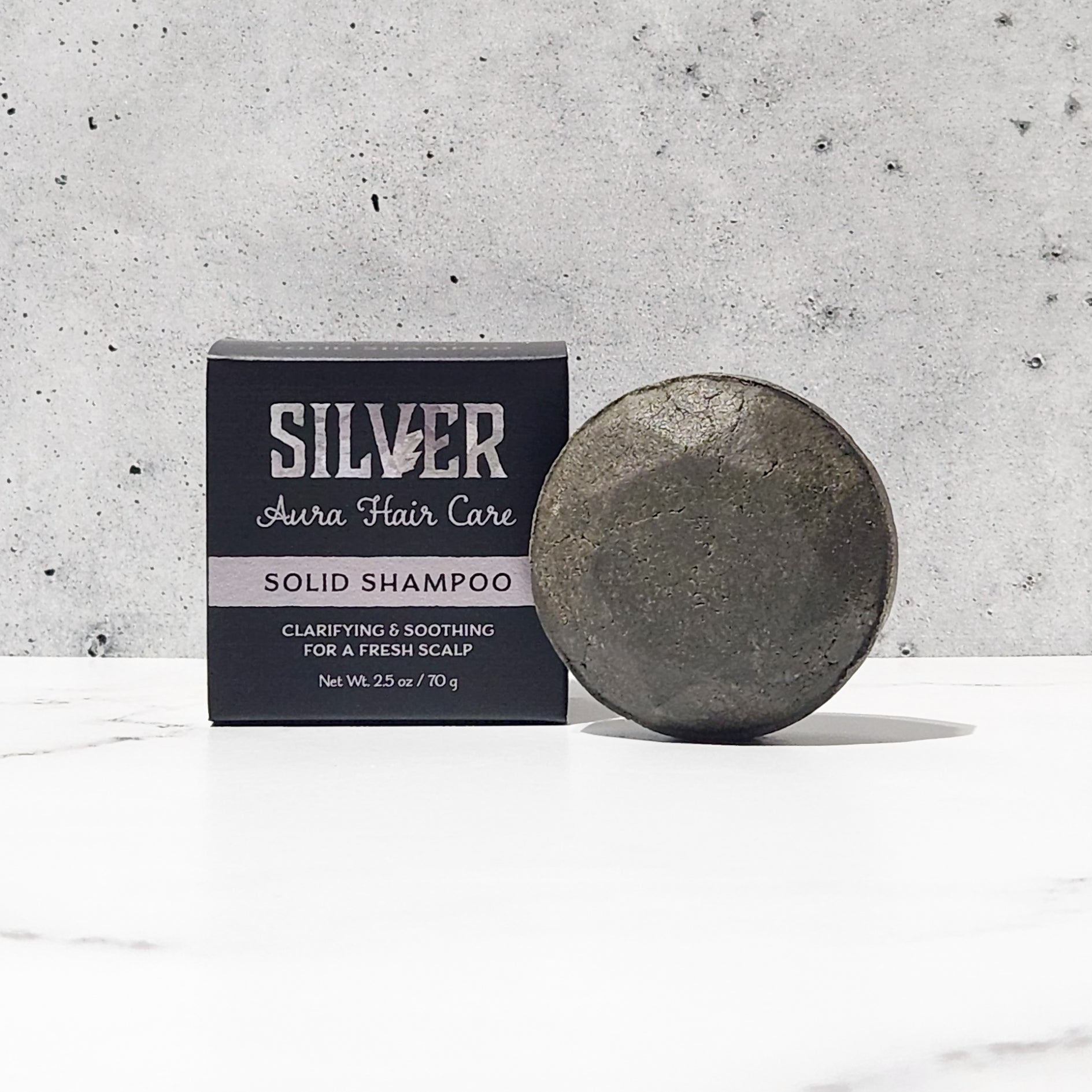 Silver Aura Solid Shampoo